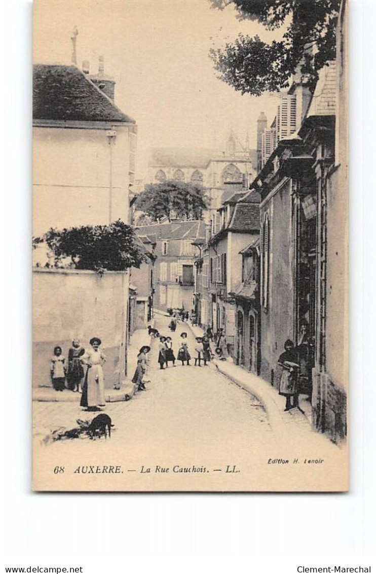 AUXERRE - La Rue Cauchois - Très Bon état - Auxerre
