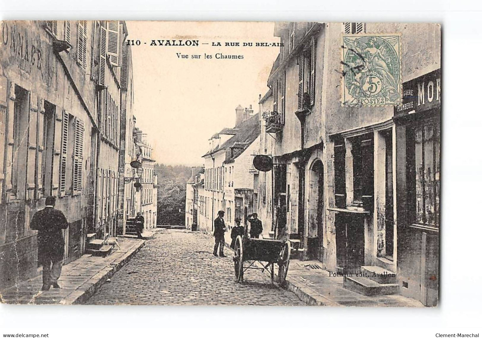 AVALLON - La Rue Du Bel Air - Très Bon état - Avallon