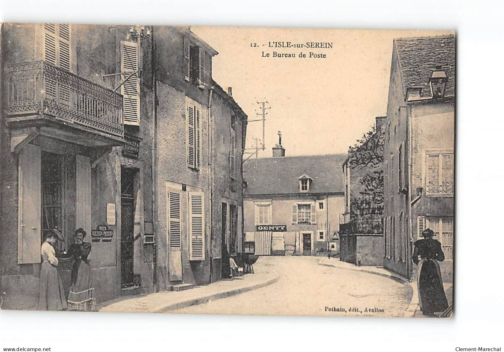 L'ISLE SUR SEREIN - Le Bureau De Poste - Très Bon état - L'Isle Sur Serein