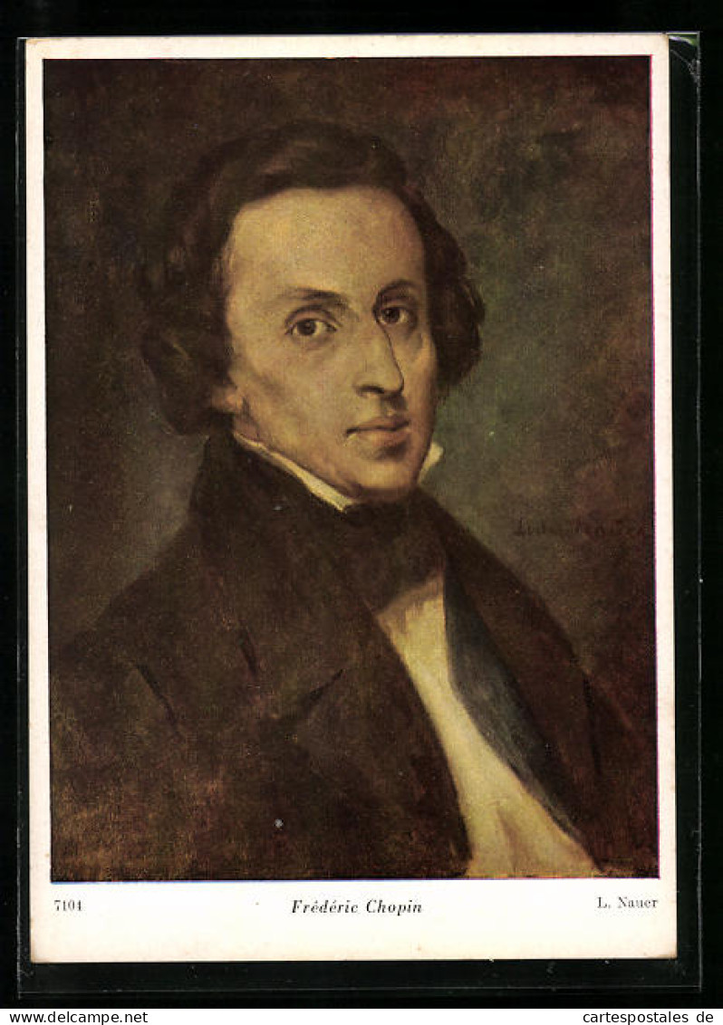 Künstler-AK Frédéric Chopin, Portrait Des Komponisten  - Künstler