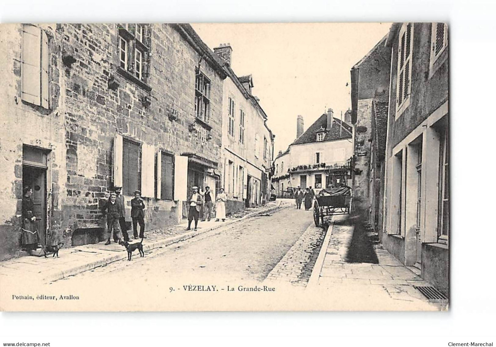 VEZELAY - La Grande Rue - Très Bon état - Vezelay