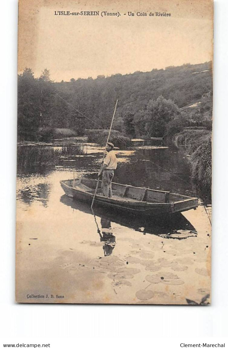 L'ISLE SUR SEREIN - Un Coin De Rivière - Très Bon état - L'Isle Sur Serein