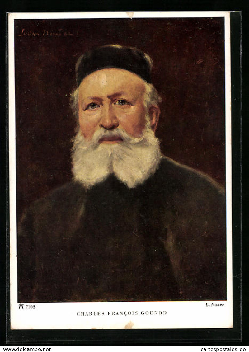 Künstler-AK Charles Francois Gounod, Portrait Des Komponisten  - Entertainers