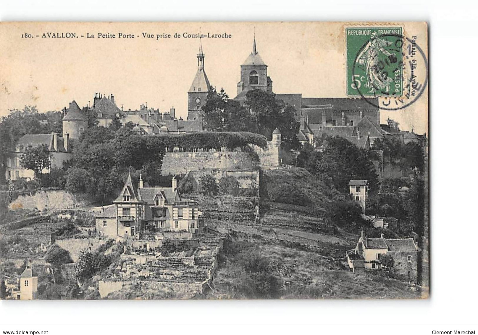 AVALLON - La Petite Porte - Vue Prise De Cousin Laroche - Très Bon état - Avallon