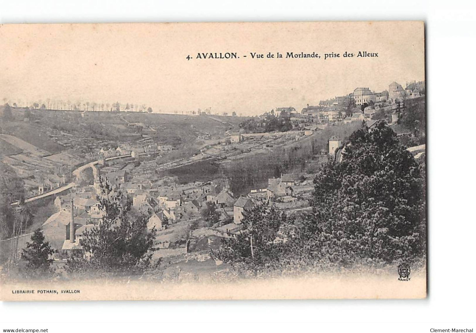 AVALLON - Vue De La Morlande Prise Des Alleux - Très Bon état - Avallon
