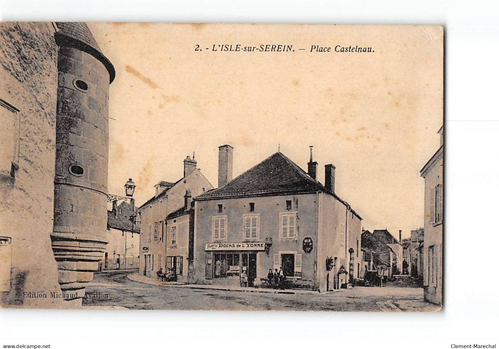 L'ISLE SUR SEREIN - Place Castelnau - Très Bon état - L'Isle Sur Serein