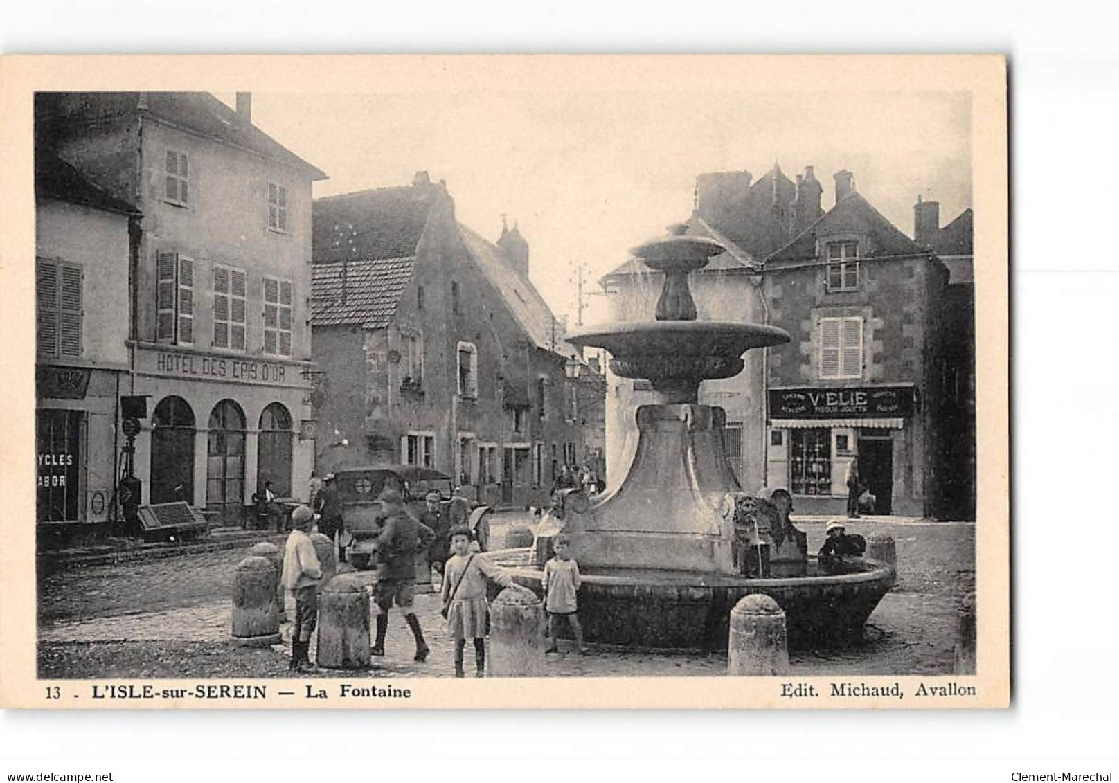 L'ISLE SUR SEREIN - La Fontaine - Très Bon état - L'Isle Sur Serein