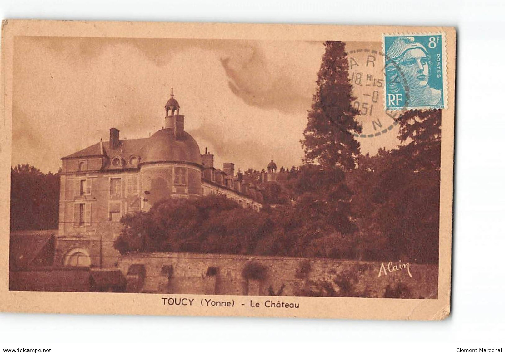 TOUCY - Le Château - état - Toucy