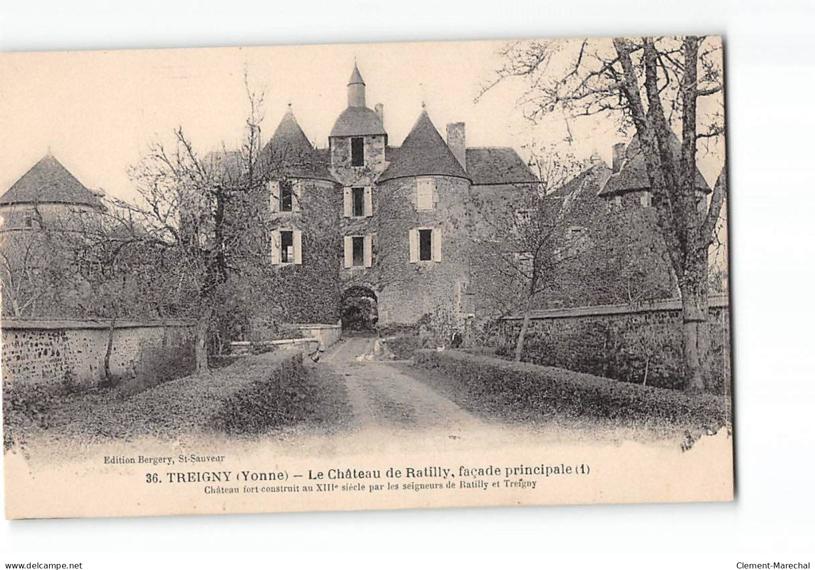 TREIGNY - Le Château De Ratilly - Très Bon état - Treigny