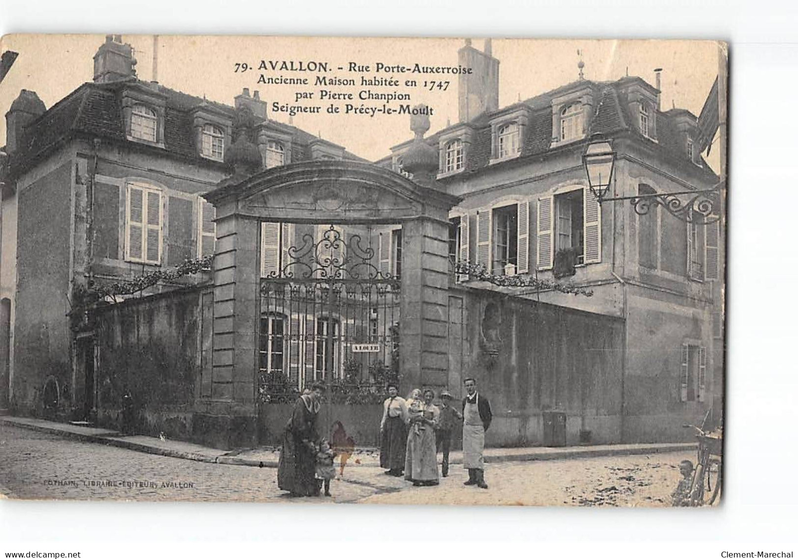 AVALLON - Rue Porte Auxerroise - Maison De Pierre Chanpion - Très Bon état - Avallon