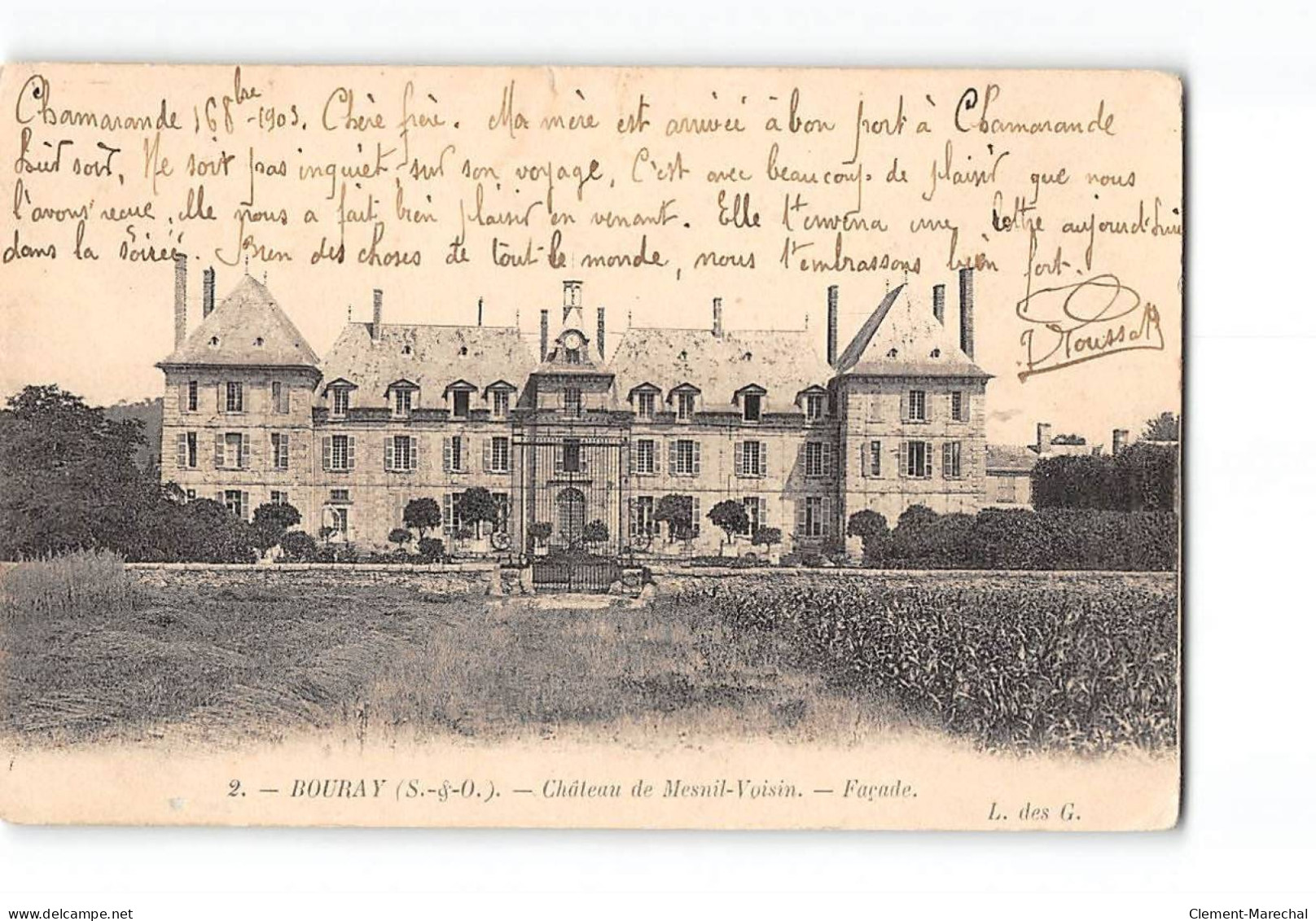 BOURAY - Château De Mesnil Voisin - Très Bon état - Autres & Non Classés