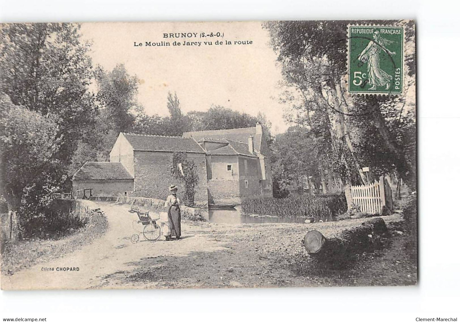 BRUNOY - Le Moulin De Jarcy Vu De La Route - Très Bon état - Brunoy