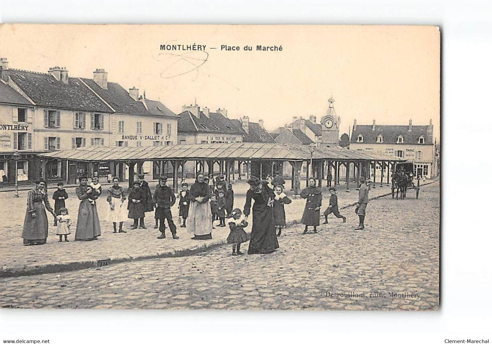 MONTLHERY - Place Du Marché - Très Bon état - Montlhery