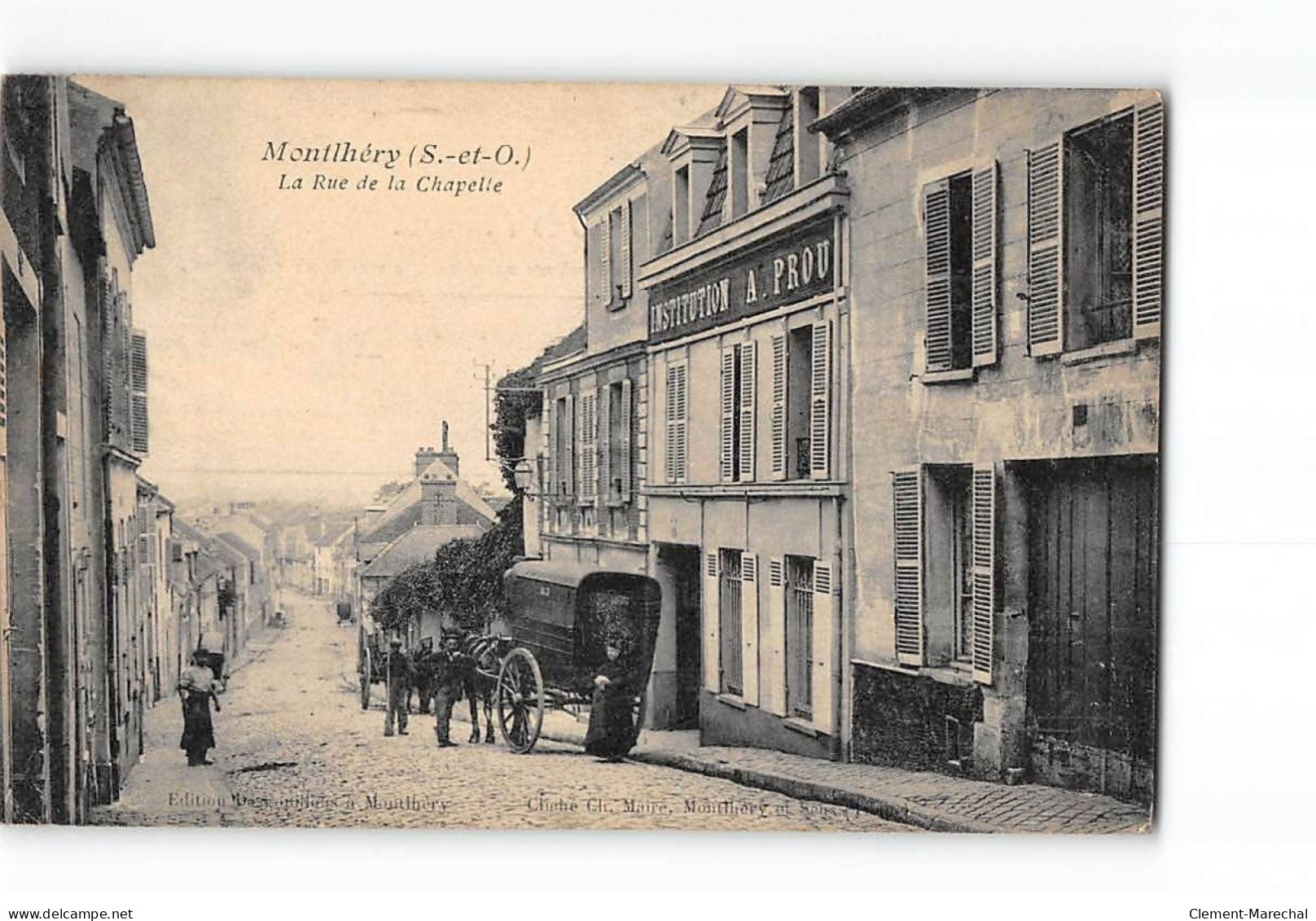 MONTLHERY - La Rue De La Chapelle - état - Montlhery