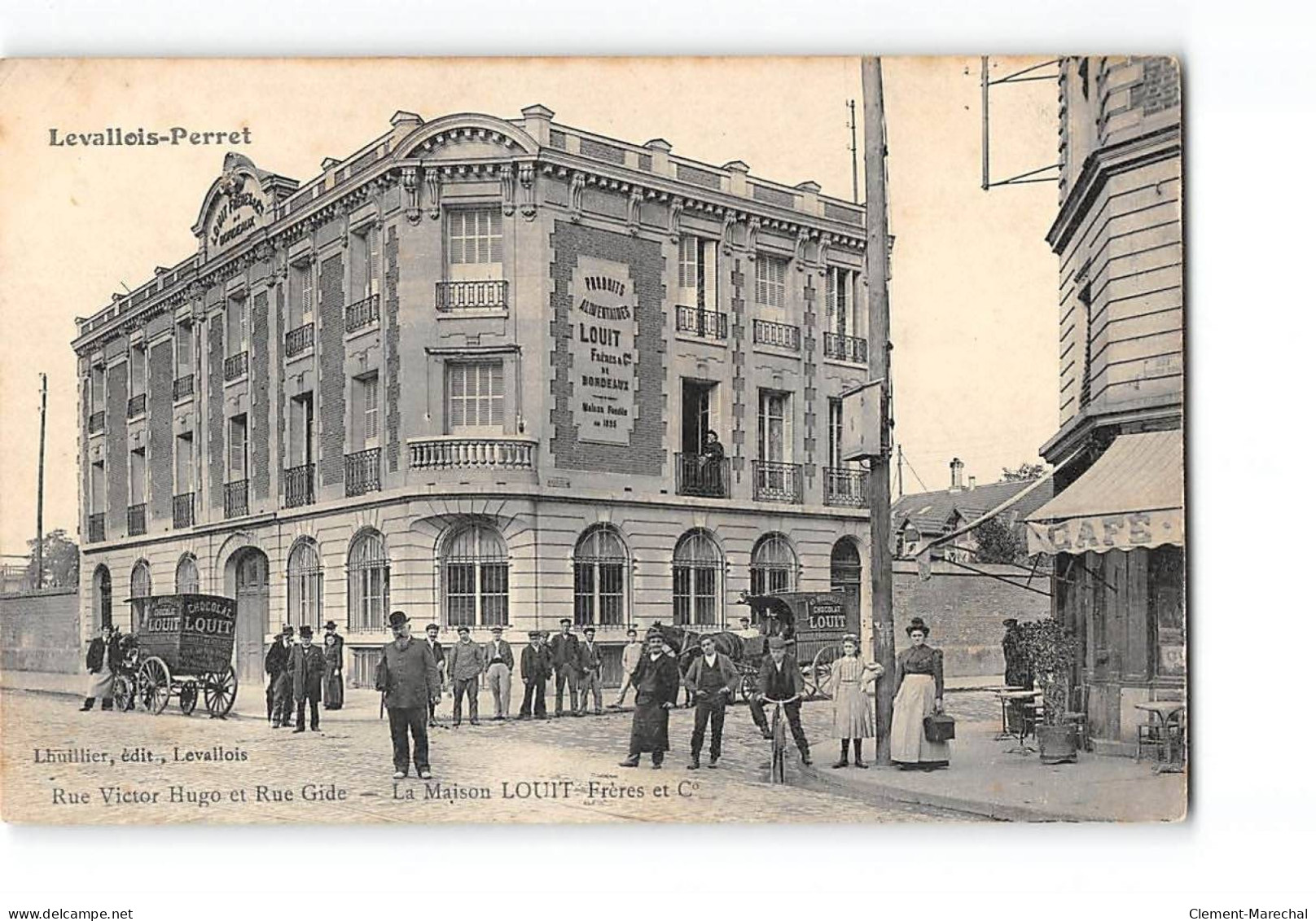 LEVALLOIS PERRET - Rue Victor Hugo Et Rue Gide - La Maison Louis Frères Et Cie - Très Bon état - Levallois Perret