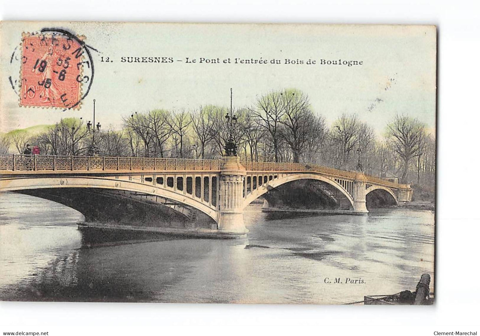 SURESNES - Le Pont Et L'entrée Du Bois De Boulogne - Très Bon état - Suresnes