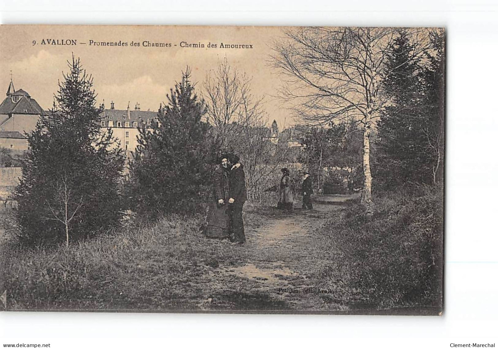 AVALLON - Promenade Des Chaumes - Chemin Des Amoureux - Très Bon état - Avallon