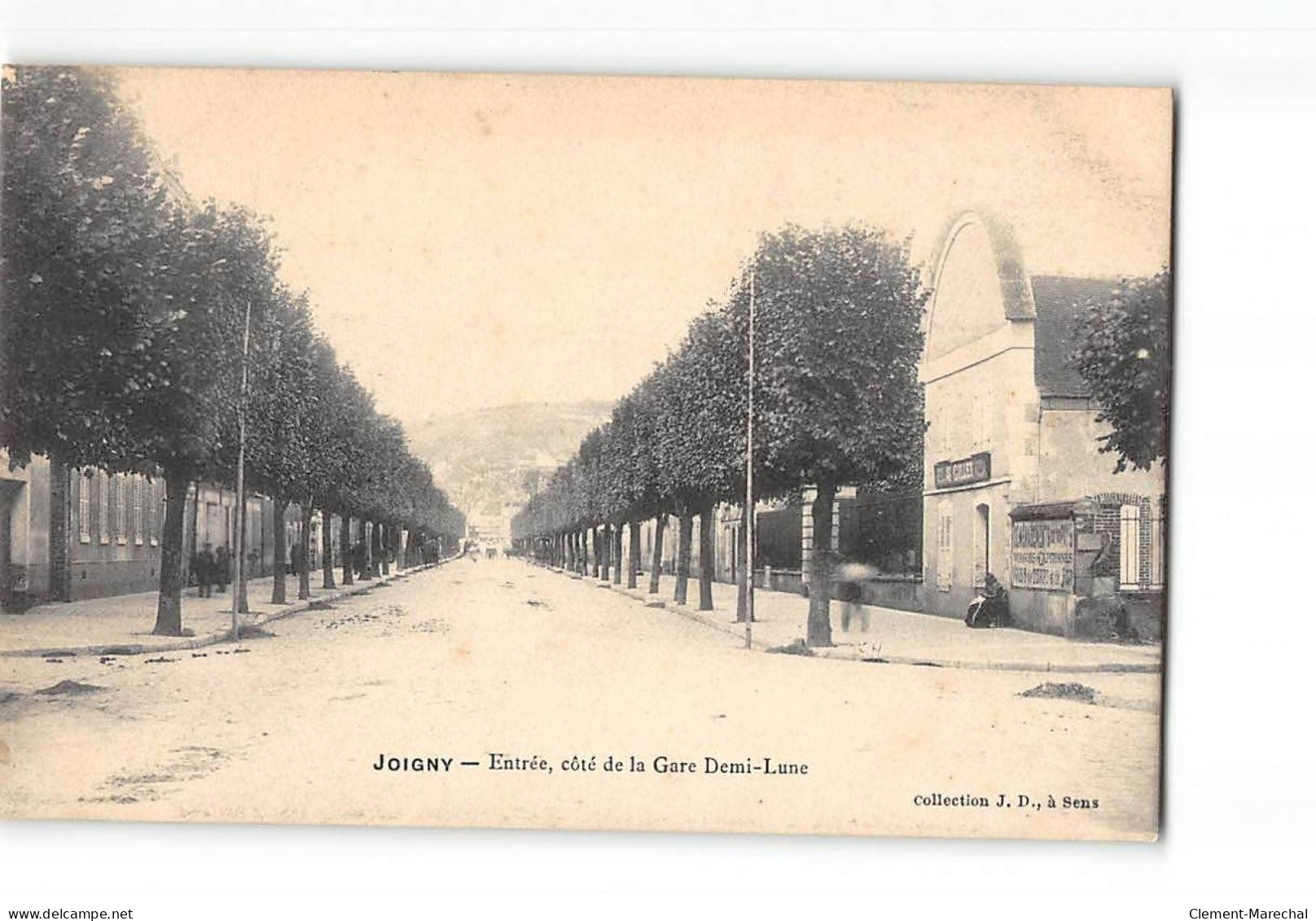 JOIGNY - Entrée, Côté De La Gare Demi Lune - Très Bon état - Joigny