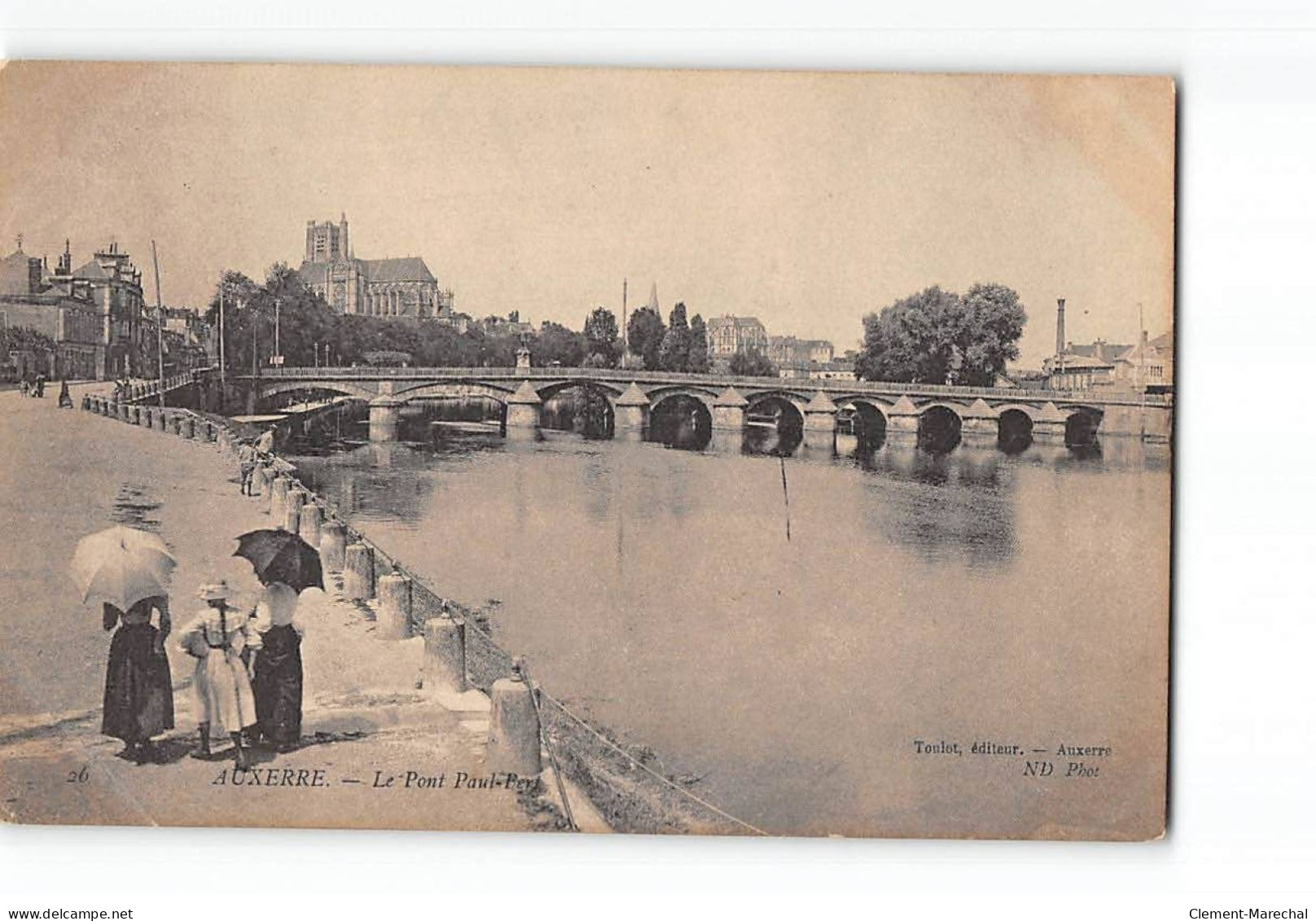 AUXERRE - Le Pont Paul Bert - état - Auxerre