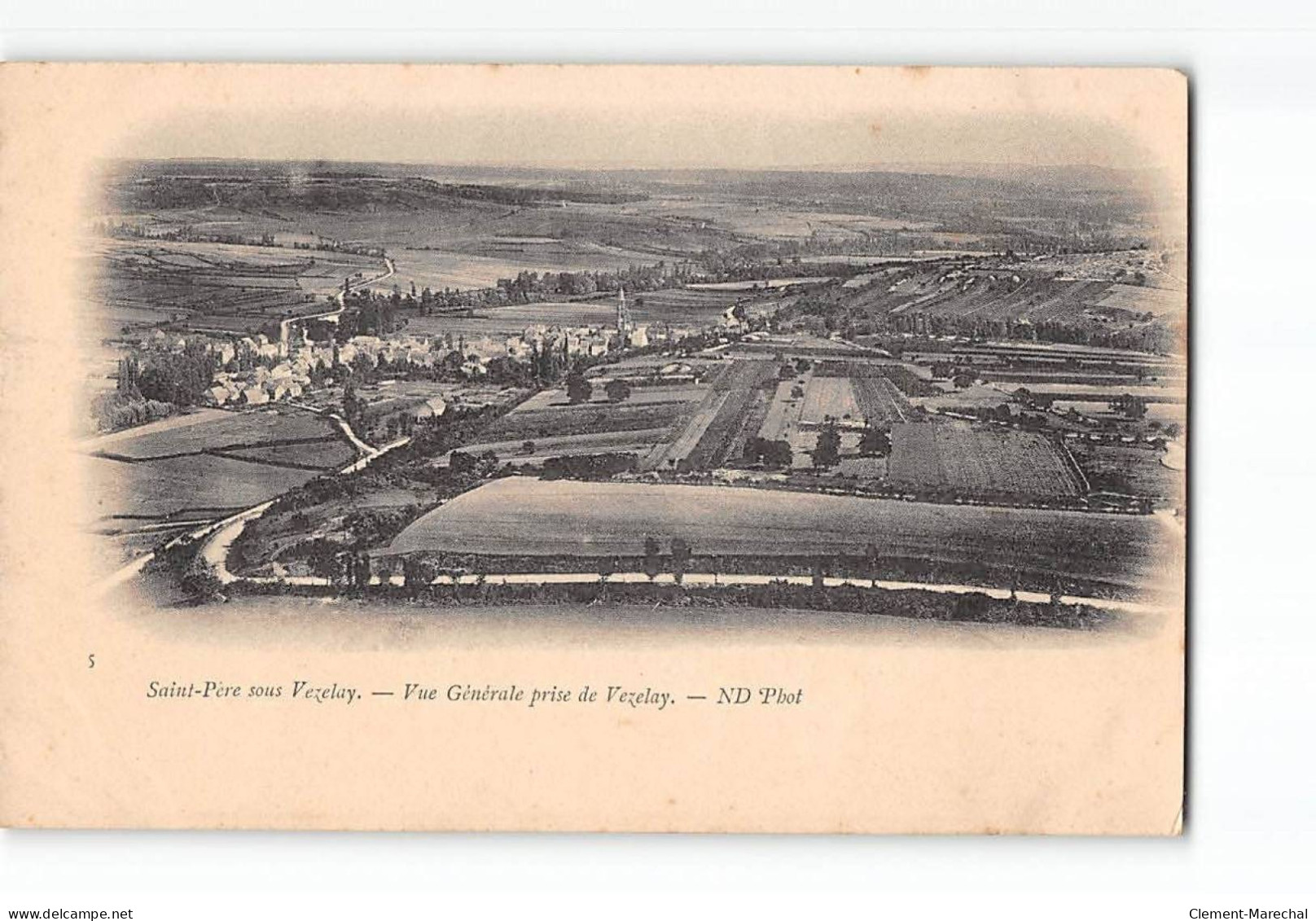 SAINT PERE SOUS VEZELAY - Vue Générale Prise De Vezelay - Très Bon état - Andere & Zonder Classificatie