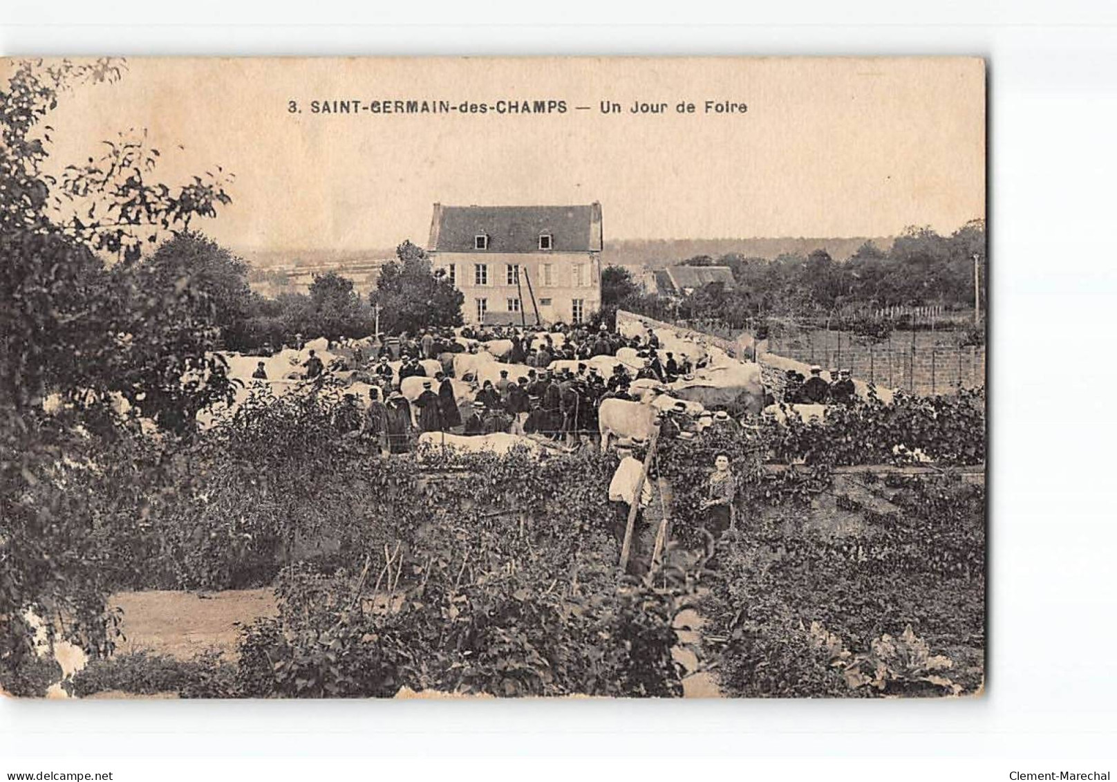 SAINT GERMAIN DES CHAMPS - Un Jour De Foire - état - Autres & Non Classés