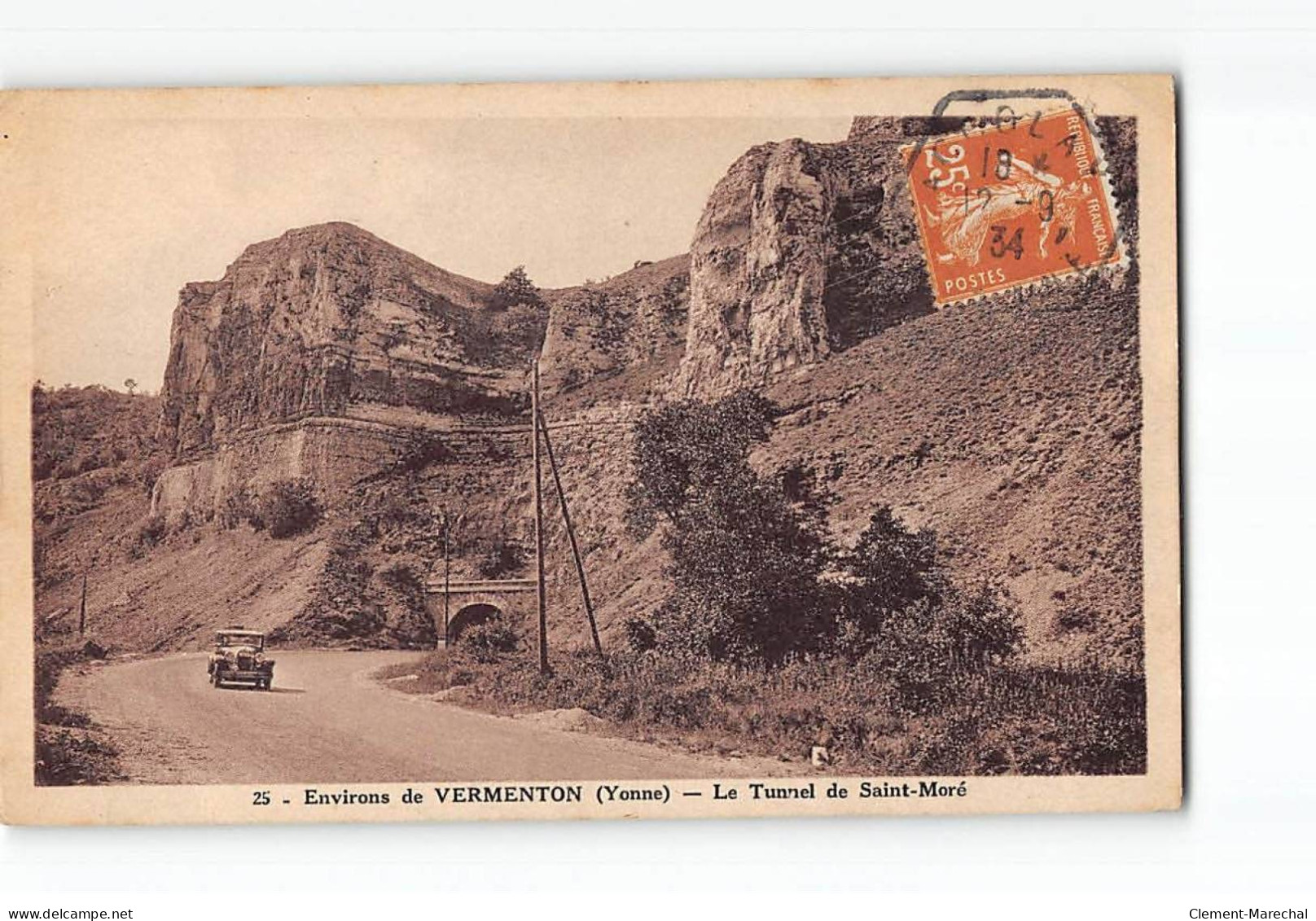 Environs De VERMENTON - Le Tunnel De Saint Moré - Très Bon état - Autres & Non Classés