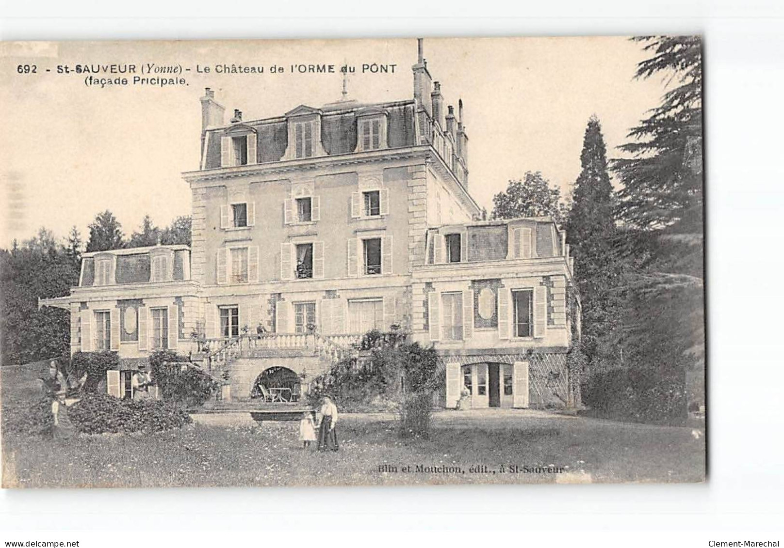 SAINT SAUVEUR - Le Château De L'Orme Du Pont - état - Saint Sauveur En Puisaye