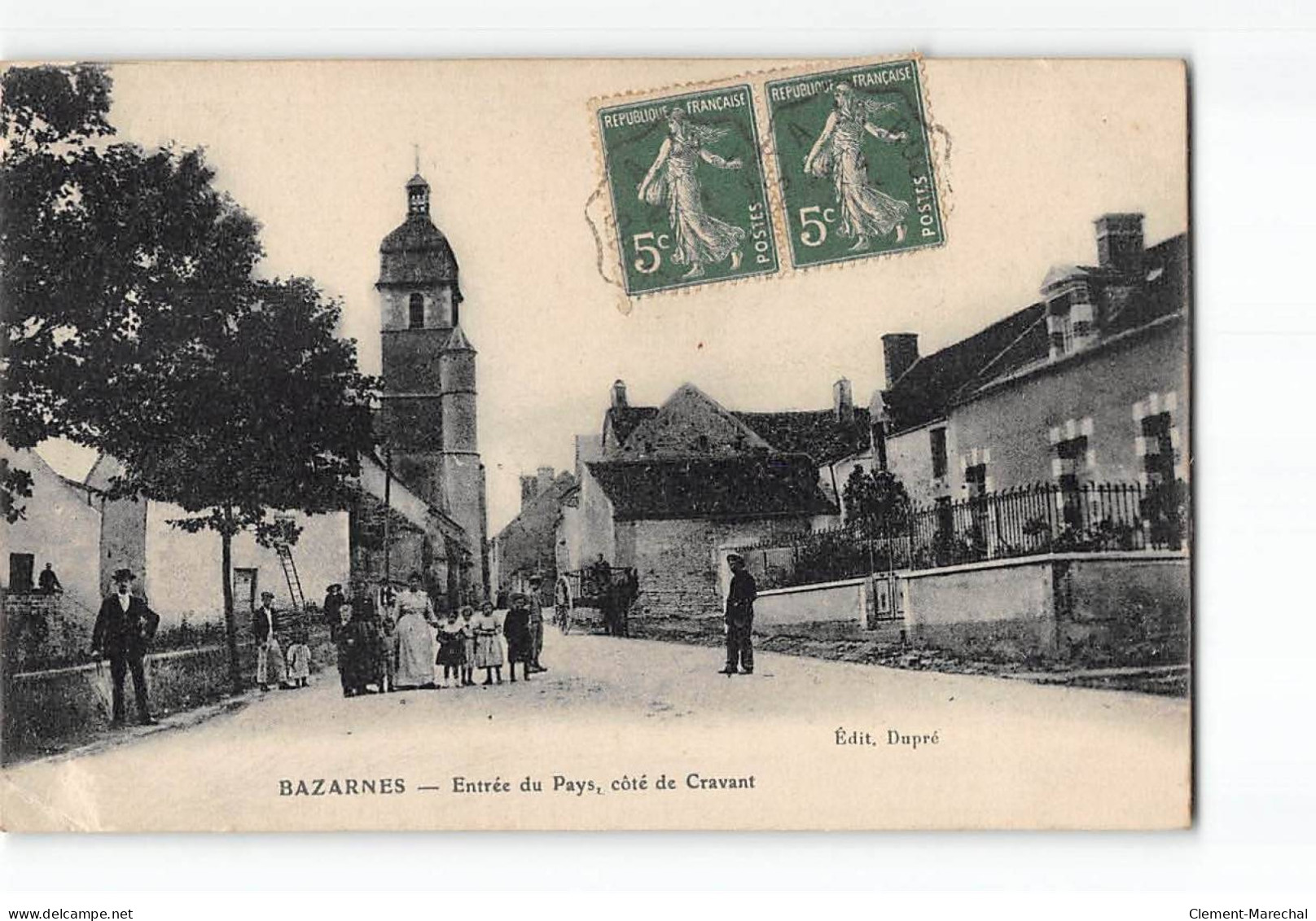 BAZARNES - Entrée Du Pays, Côté De Cravant - état - Autres & Non Classés