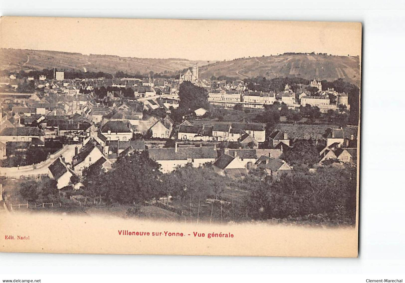 VILLENEUVE SUR YONNE - Vue Générale - Très Bon état - Villeneuve-sur-Yonne