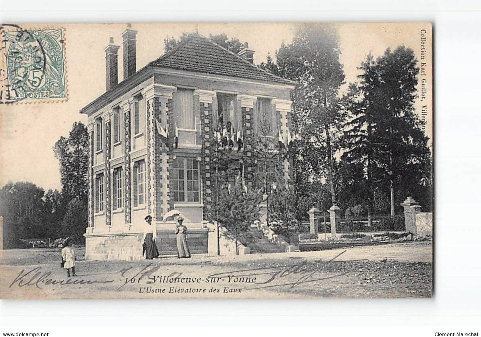 VILLENEUVE SUR YONNE - L'Usine Elévatoire Des Eaux - Très Bon état - Villeneuve-sur-Yonne