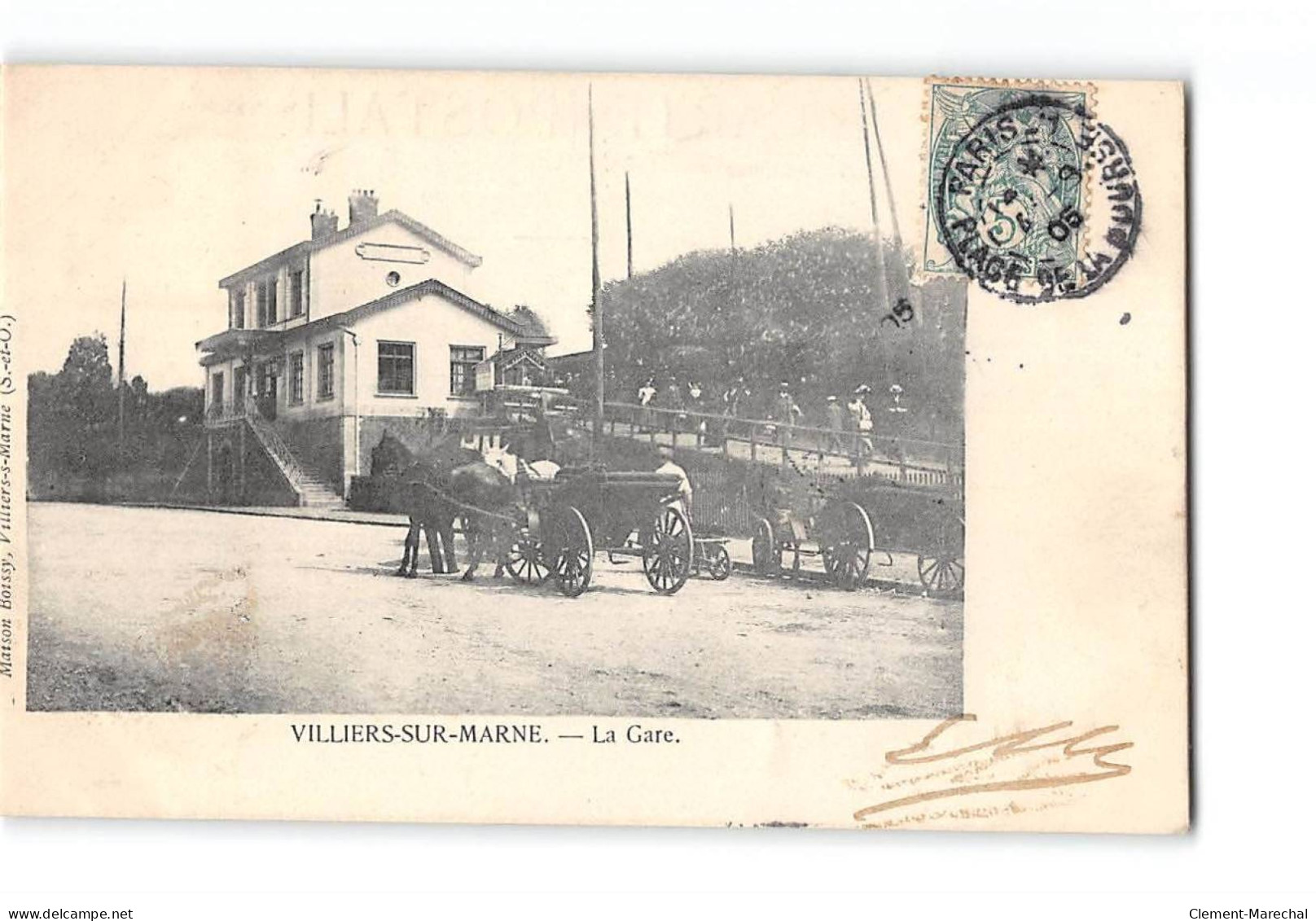 VILLIERS SUR MARNE - La Gare - Très Bon état - Villiers Sur Marne