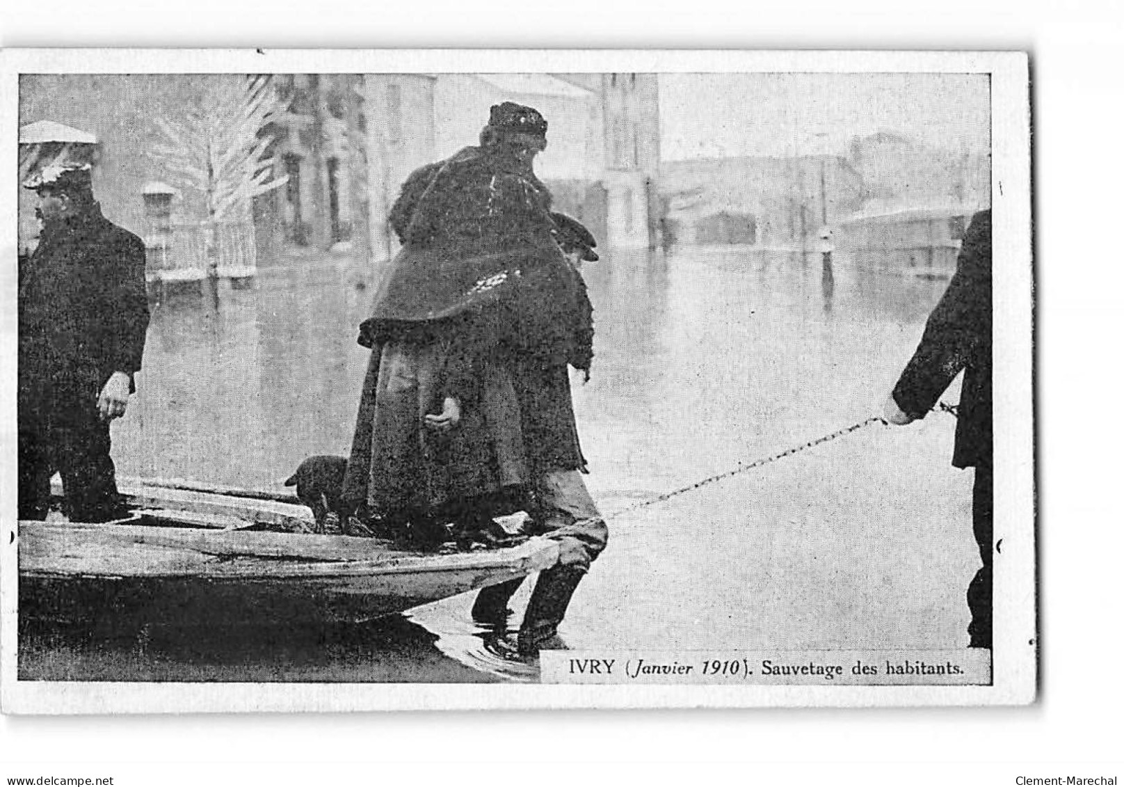 IVRY - Janvier 1910 - Sauvetage Des Habitants - Très Bon état - Ivry Sur Seine