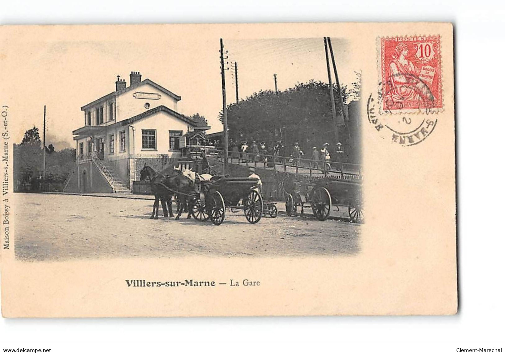 VILLIERS SUR MARNE - La Gare - Très Bon état - Villiers Sur Marne