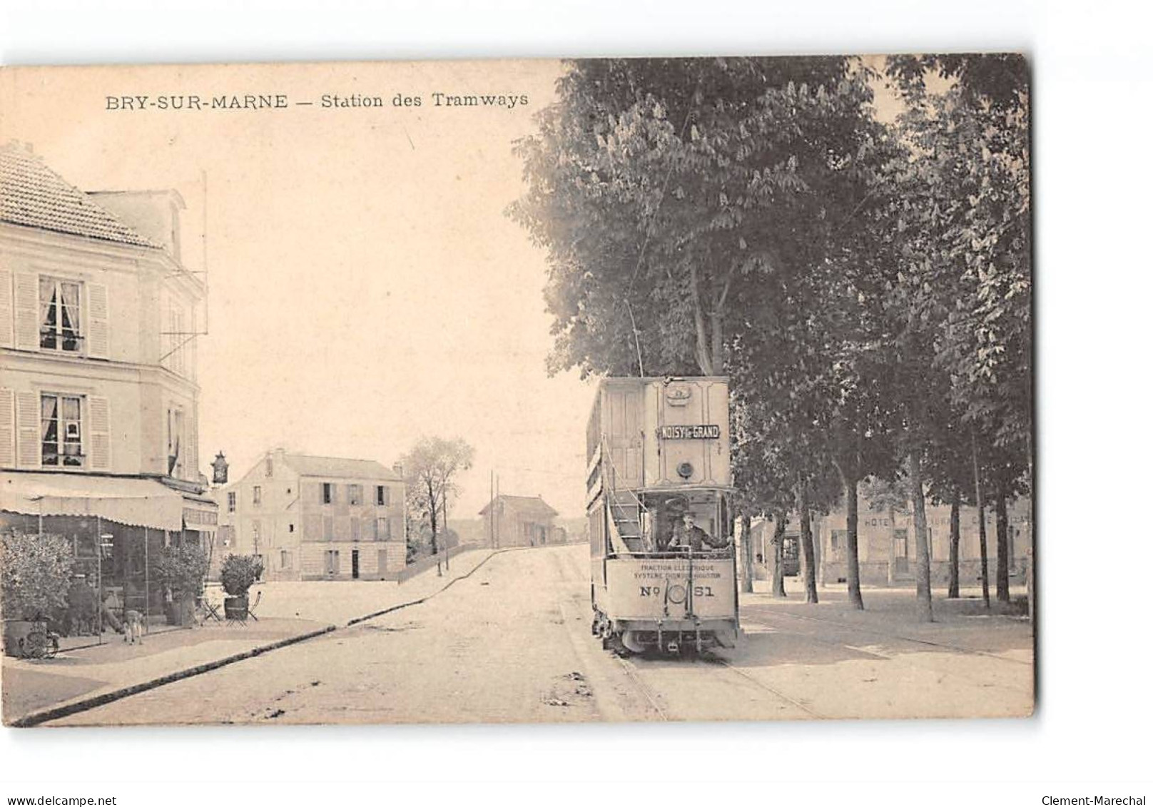 BRY SUR MARNE - Station Des Tramways - Très Bon état - Bry Sur Marne