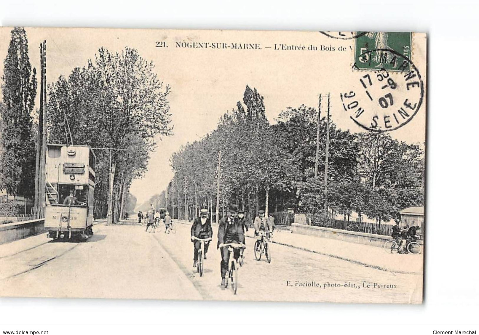 NOGENT SUR MARNE - L'Entrée Du Bois - Très Bon état - Nogent Sur Marne