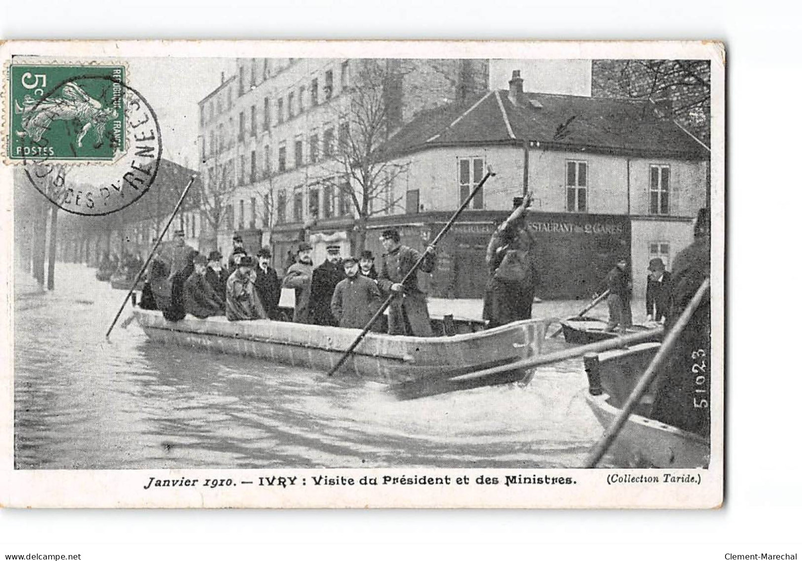 IVRY - Janvier 1910 - Visite Du Président Et Des Ministres - Très Bon état - Ivry Sur Seine