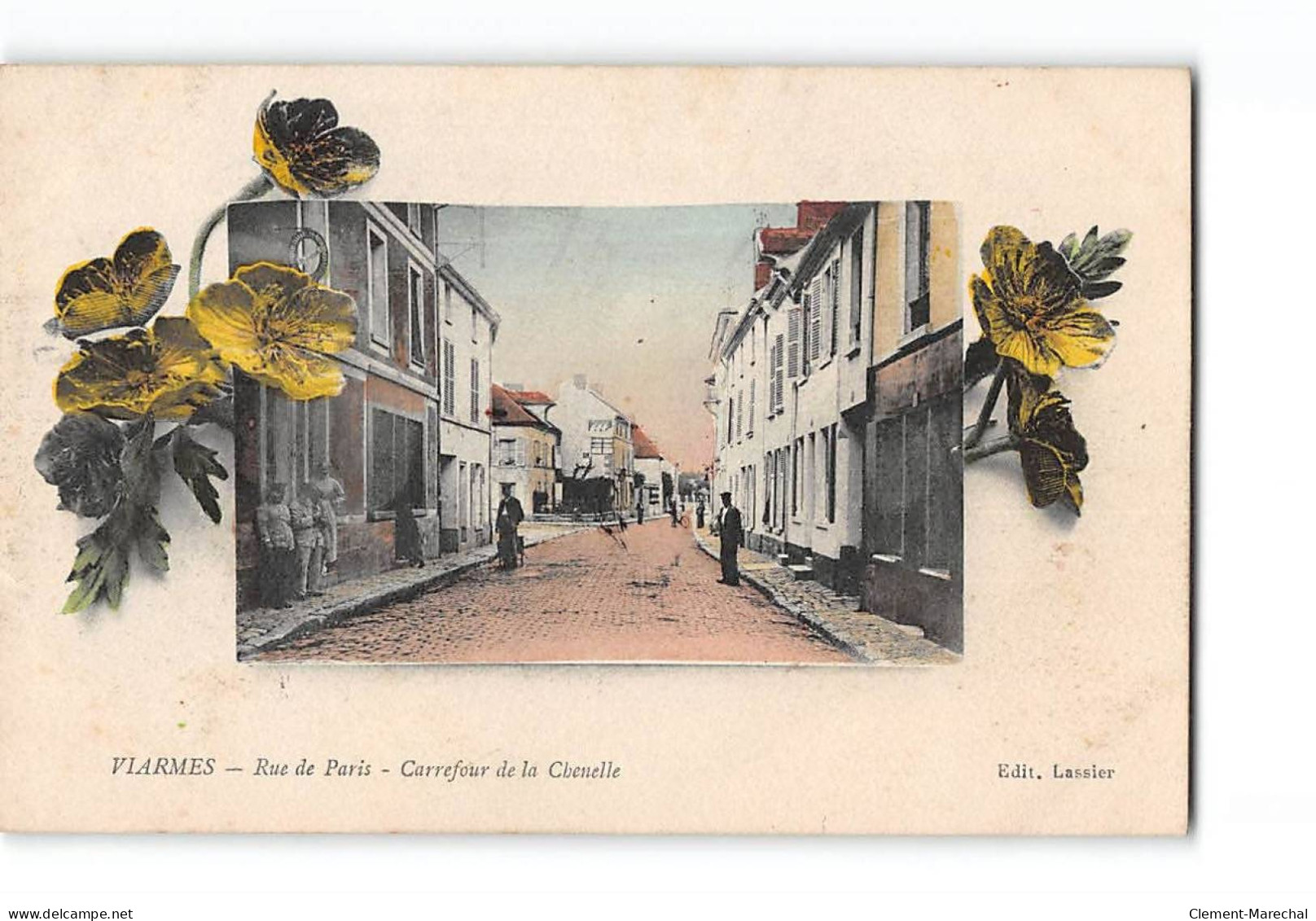 VIARMES - Rue De Paris - Carrefour De La Chenelle - Très Bon état - Viarmes