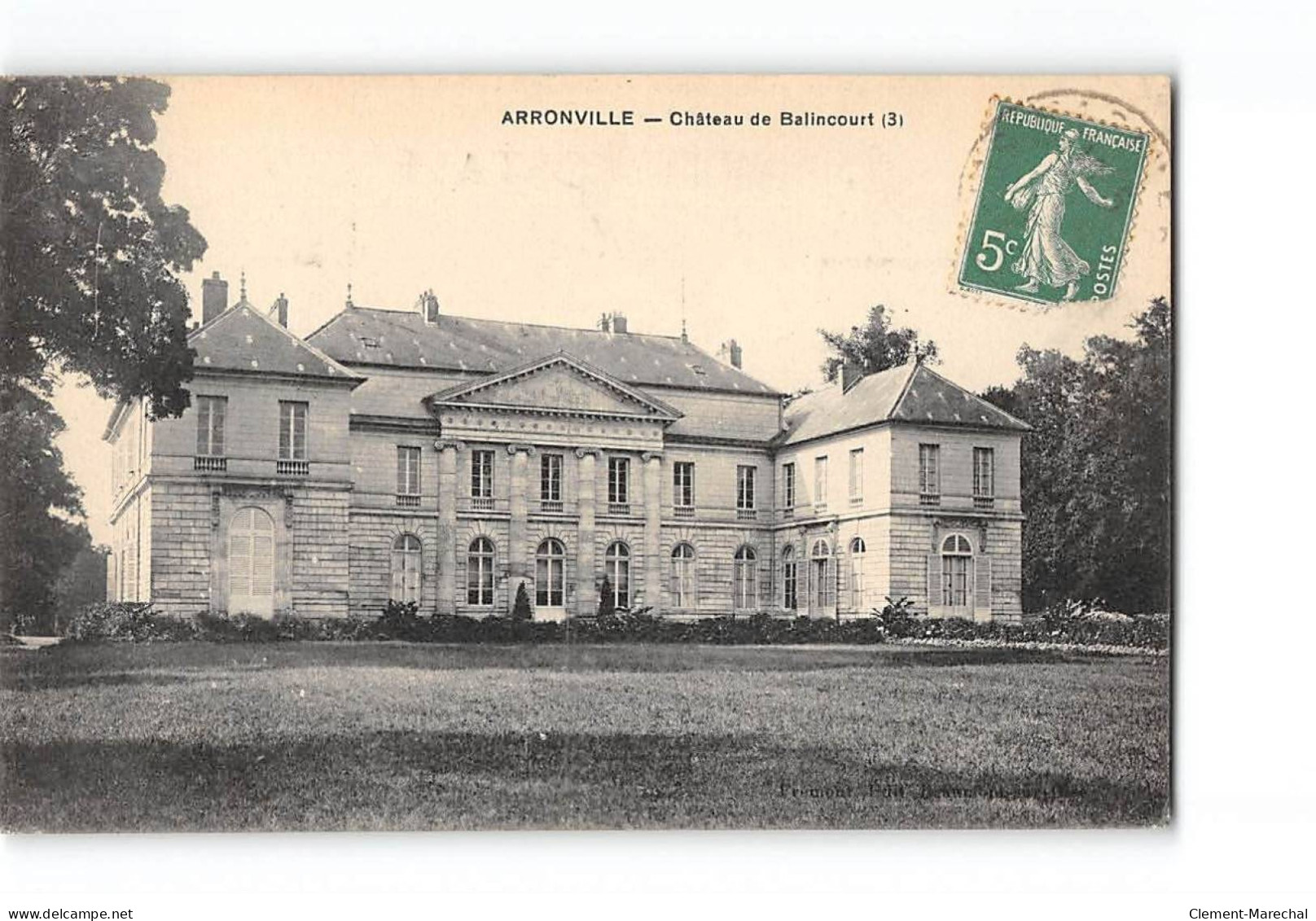 ARRONVILLE - Château De Balincourt - Très Bon état - Sonstige & Ohne Zuordnung