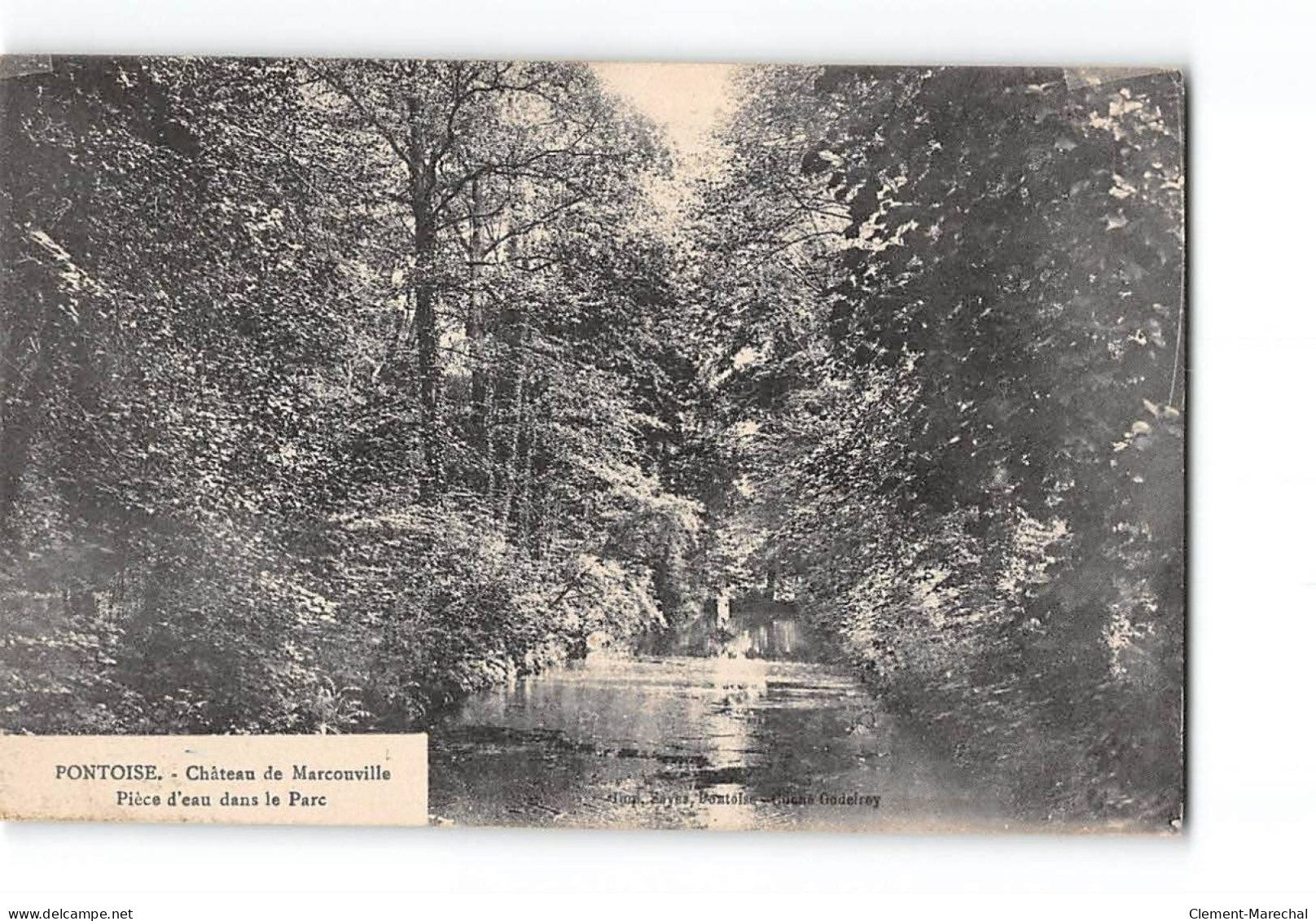 PONTOISE - Château De Marcouville - Pièce D'eau Dans Le Parc - Très Bon état - Pontoise