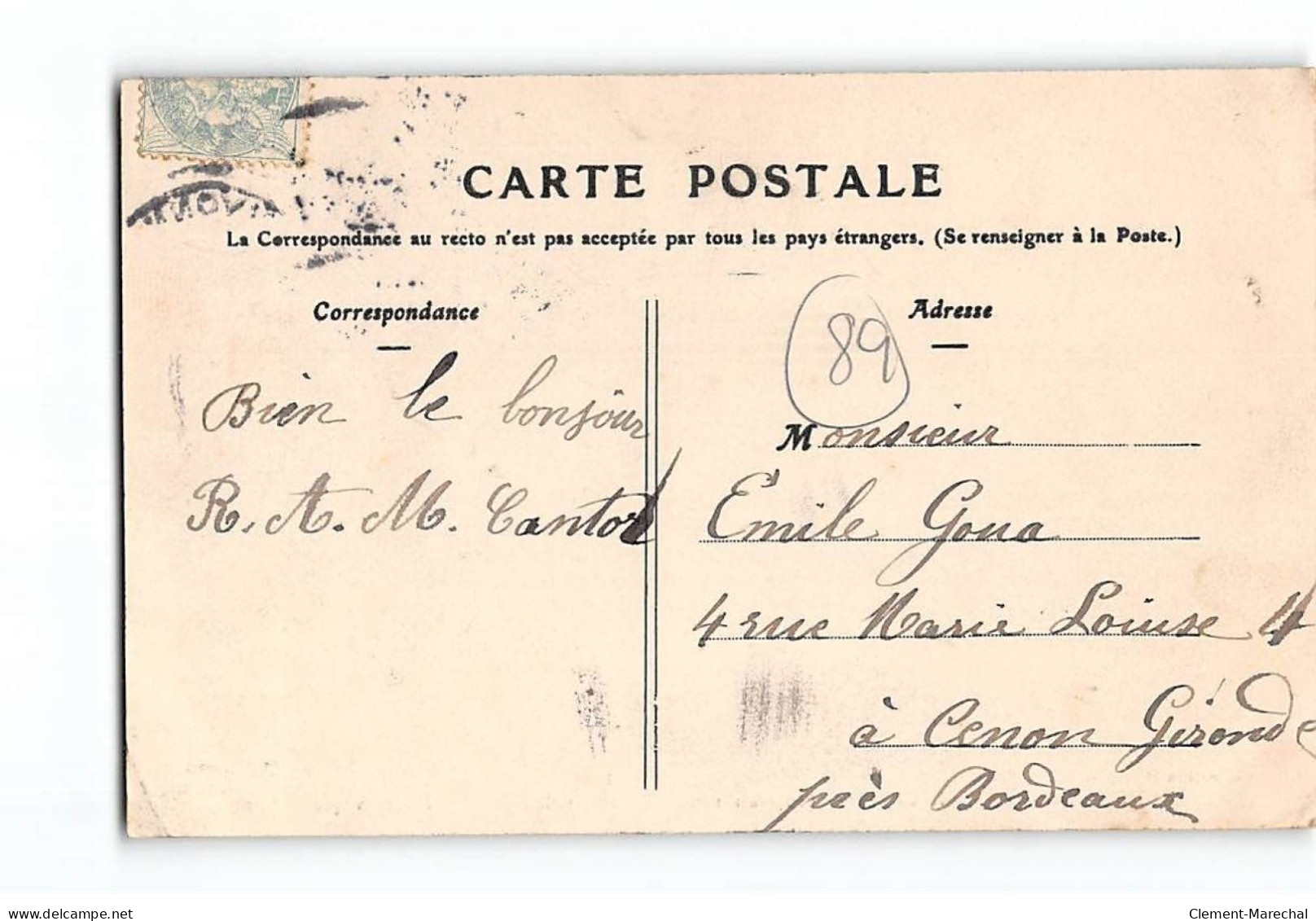SENS - Inventaire De La Cathédrale - 10 Mars 1906 - Protestation De Mgr L'Archevêque - Très Bon état - Sens