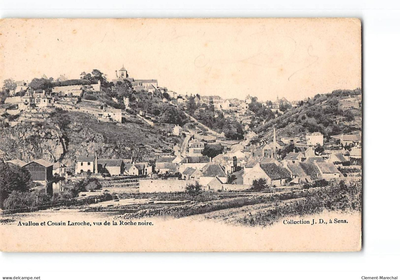 AVALLON Et COUSIN LAROCHE , Vus De La Roche Noire - Très Bon état - Avallon