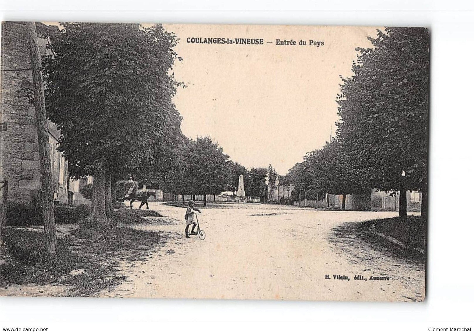 COULANGES LA VINEUSE - Entrée Du Pays - Très Bon état - Coulanges La Vineuse