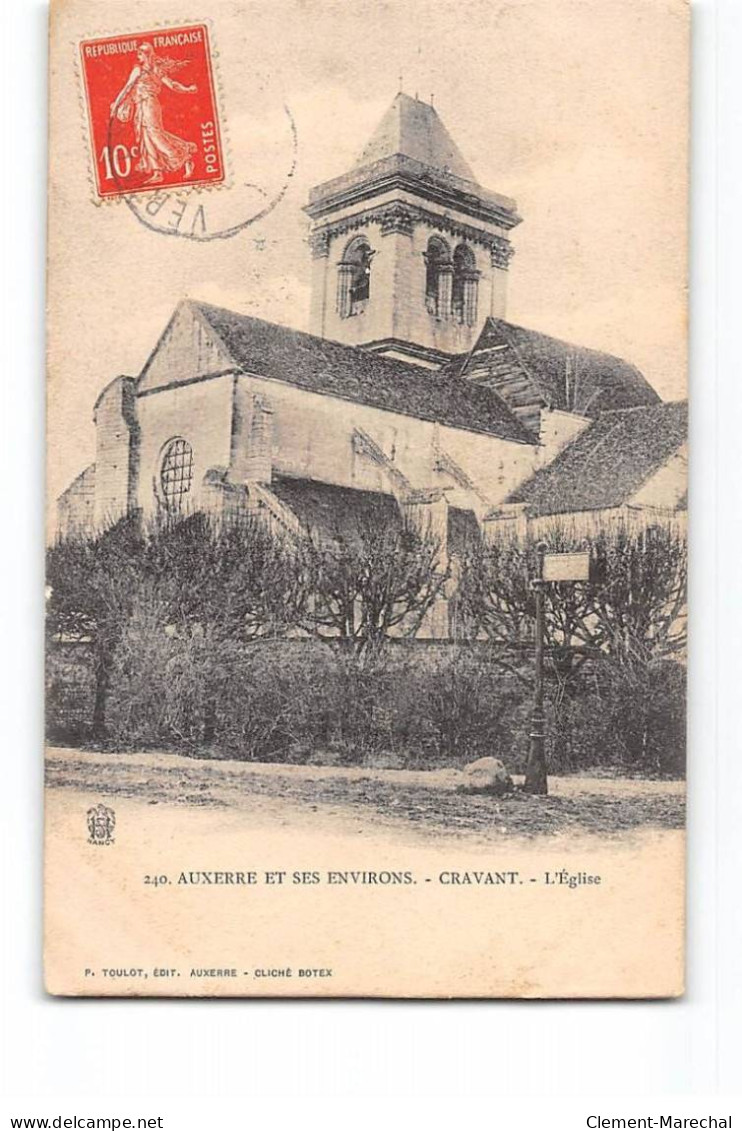 CRAVANT - L'Eglise - Très Bon état - Autres & Non Classés