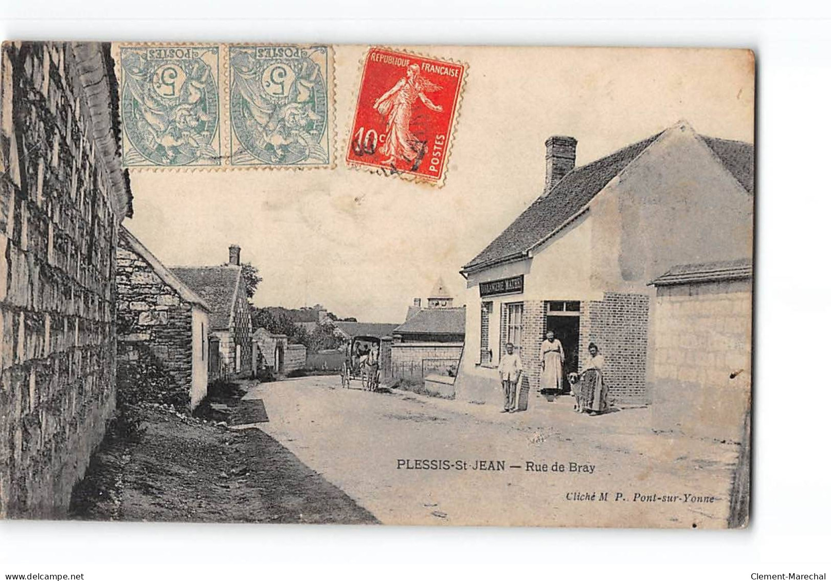 PLESSIS SAINT JEAN - Rue De Bray - Très Bon état - Andere & Zonder Classificatie