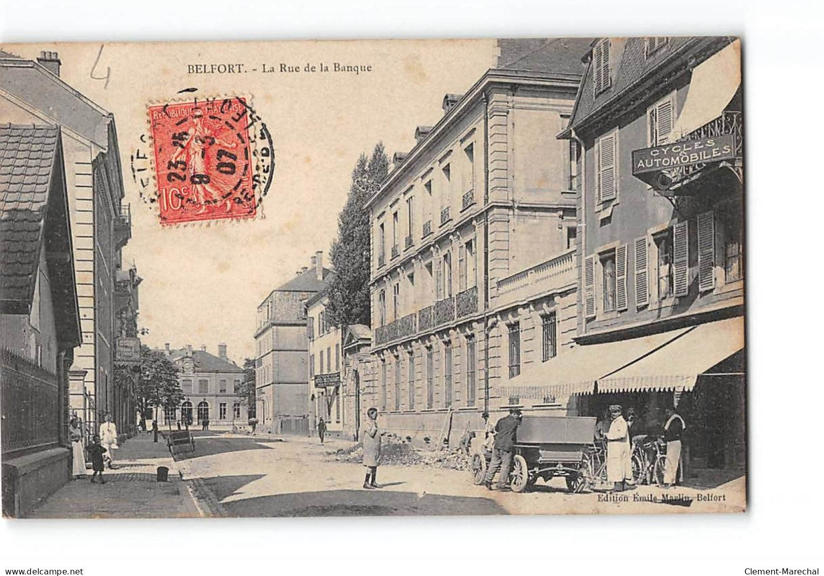 BELFORT - La Rue De La Banque - Très Bon état - Belfort - Stad