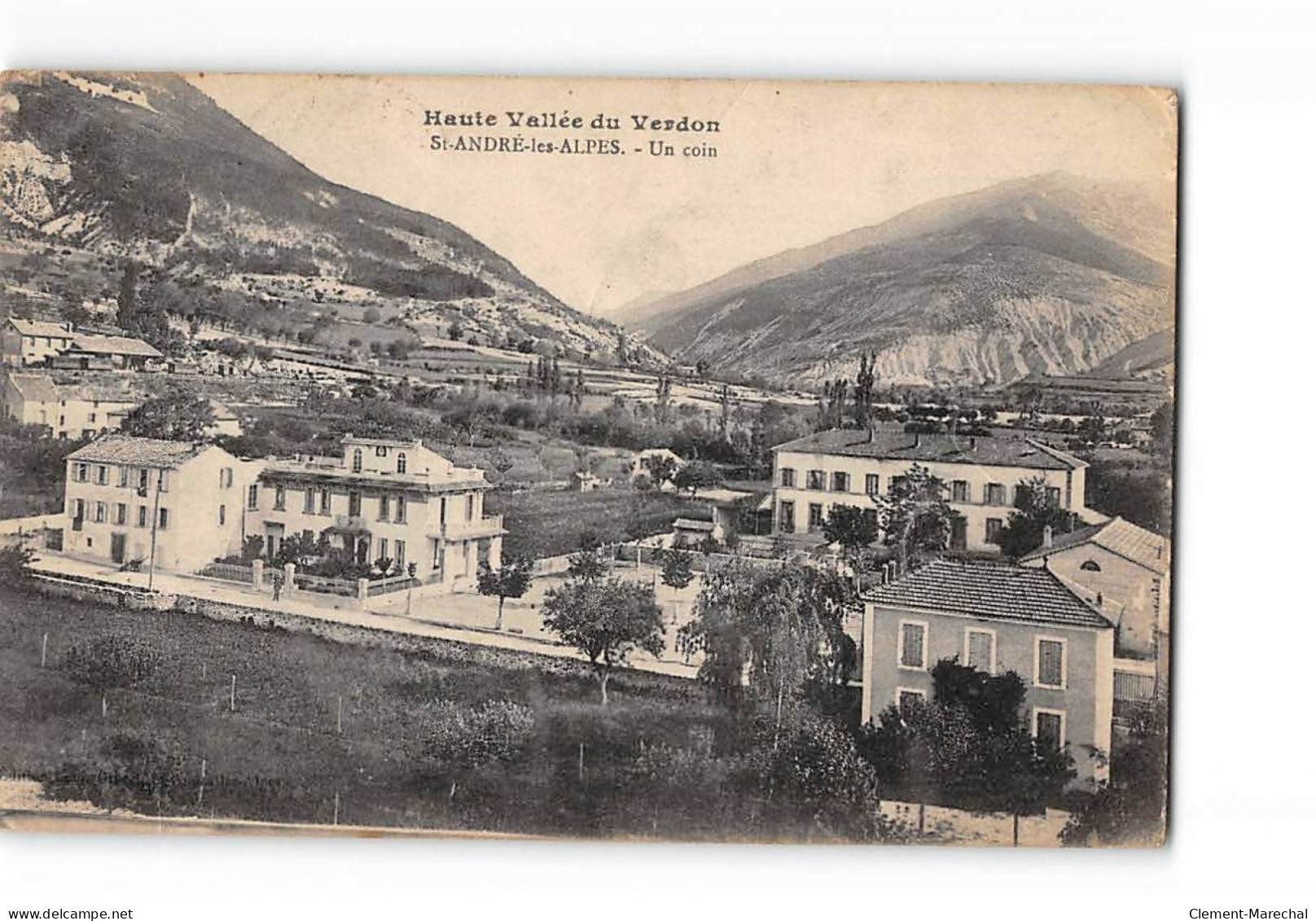 SAINT ANDRE LES ALPES - Un Coin - état - Autres & Non Classés