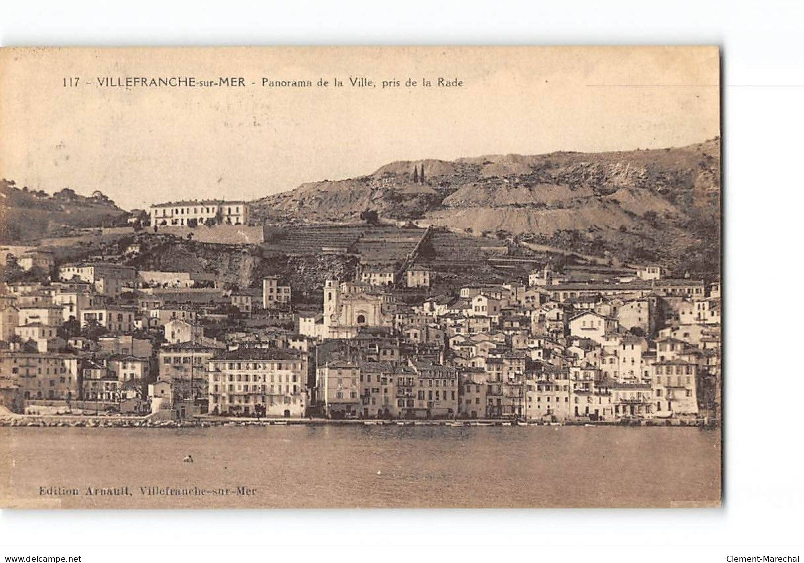 VILLEFRANCHE SUR MER - Panorama De La Ville Pris De La Rade - Très Bon état - Villefranche-sur-Mer