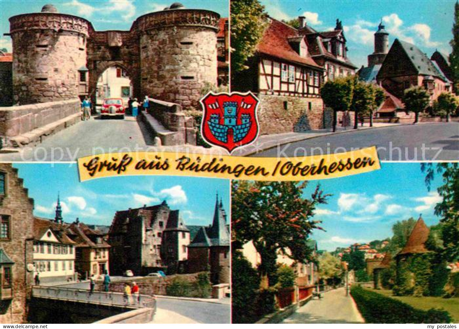 72739030 Buedingen Hessen Bruecke Torbogen Stadtmauer Altstadt Buedingen - Sonstige & Ohne Zuordnung