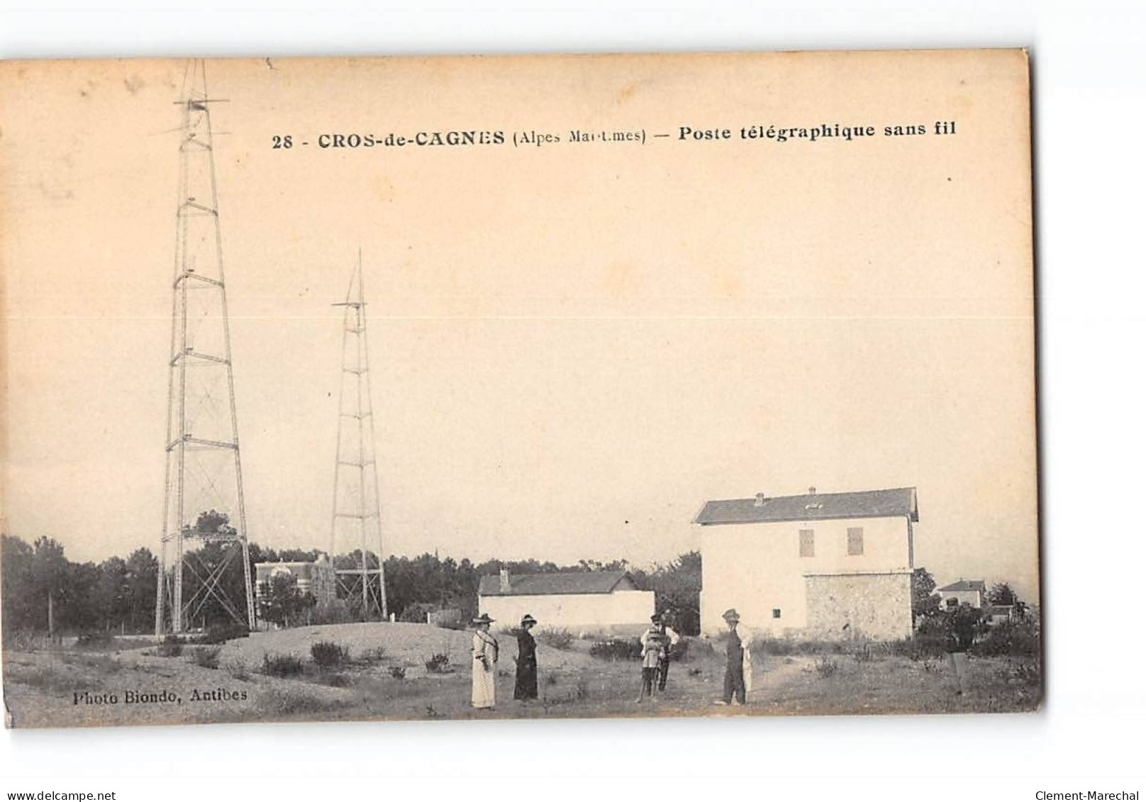 CROS DE CAGNES - Poste Télégraphique Sans Fil - Très Bon état - Other & Unclassified