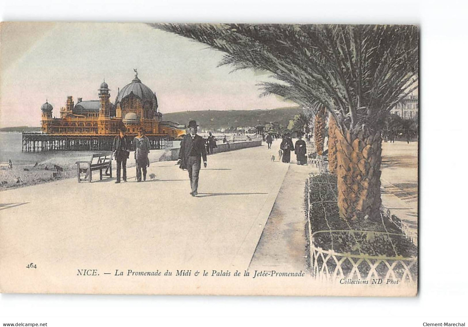 NICE - La Promenade Du Midi Et Le Palais De La Jetée Promenade - Très Bon état - Parks, Gärten
